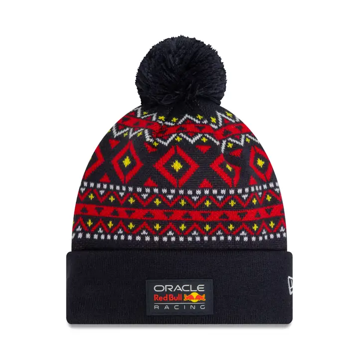 Red Bull F1 NE Bonnet pompon hiver bleu marine