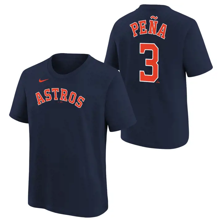 T-shirt joueur Houston Astros MLB Youth N&N Jeremy Pena Marine