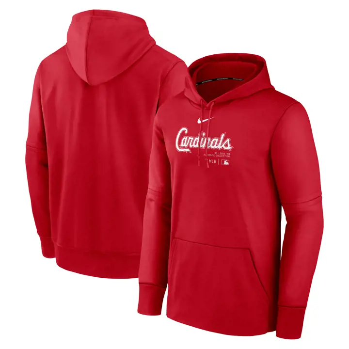St. Louis Cardinals MLB AC Therma Fit sweat à capuche en molleton rouge
