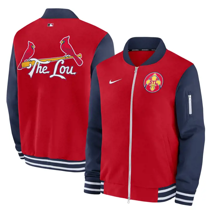 Veste d'Aviateur St. Louis Cardinals MLB AC pour homme