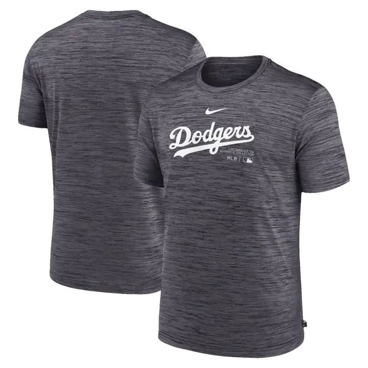 T-shirt MLB Los Angeles Dodgers AC Practice Velocity BLK