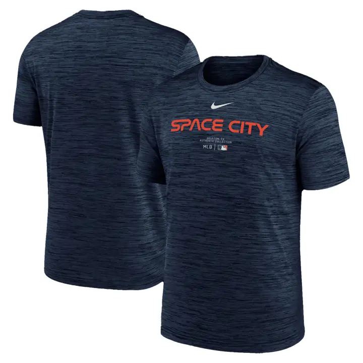 T-shirt Velocity MLB AC City Connect des Houston Astros Bleu marine