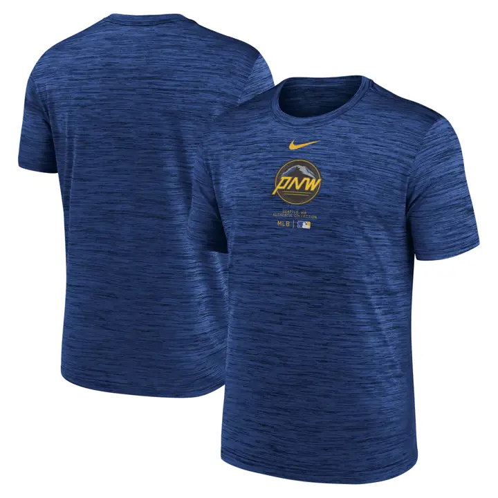 T-shirt Seattle Mariners MLB AC City Connect Velocity Bleu