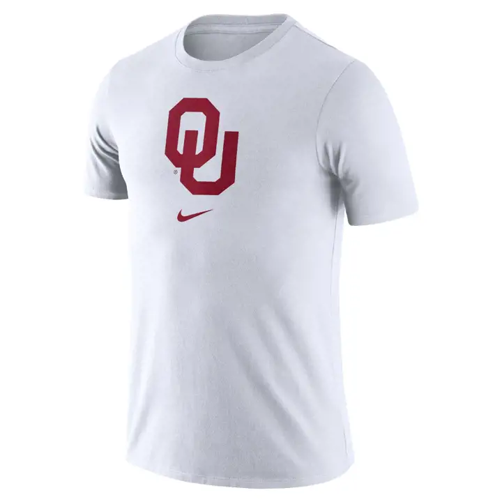 T-SHIRT BLANC LOGO ESSENTIEL NCAA OKLAHOMA SOONERS