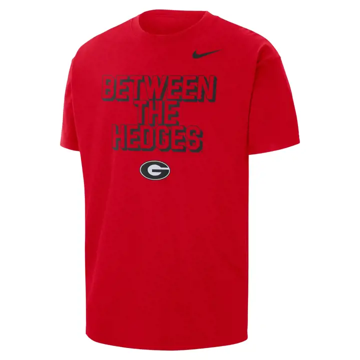 T-SHIRT TENDANCE GEORGIA BULLDOGS NCAA MAX90 24 ROUGE