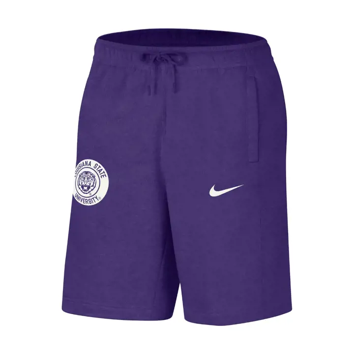 L.S.U. NCAA SB SHORT 24 pur/ blc