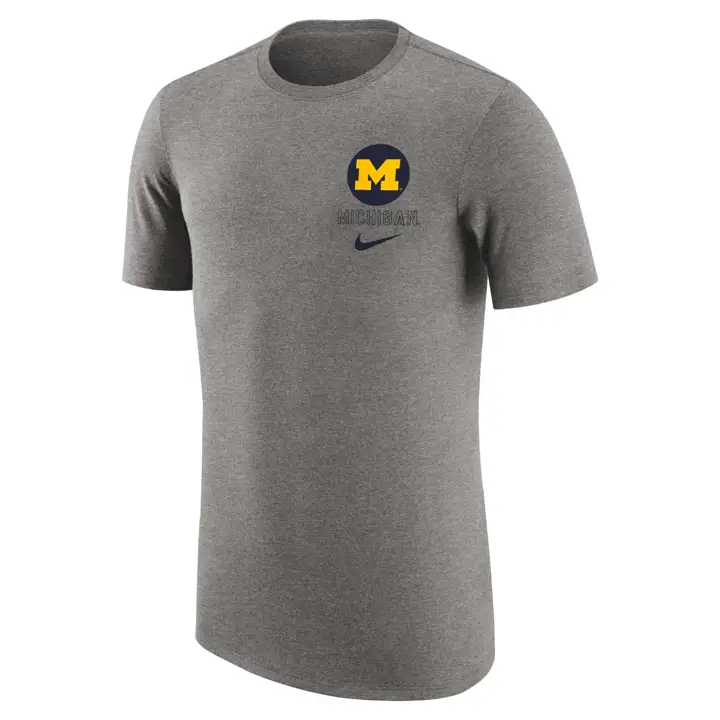 T-SHIRT RETRO LOGO MICHIGAN WOLVERINES NCAA 24 dkgry
