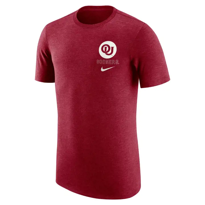 T-SHIRT RÉTRO OKLAHOMA SOONERS NCAA TRI LOGO 24 crim