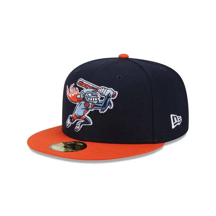 Casquette 59Fifty Marvel MiLB Bowling Green Hot Rods 2023 Bleu marine
