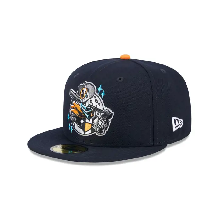 Sugarland Space Cowboys 2023 MiLB Marvel 59Fifty Navy