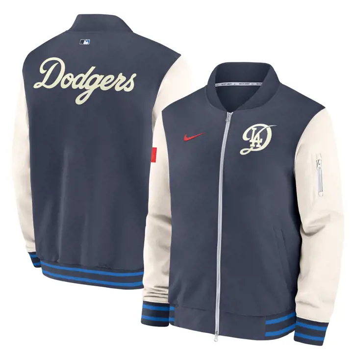 Los Angeles Dodgers MLB AC City Connect Blouson Aviateur GRY