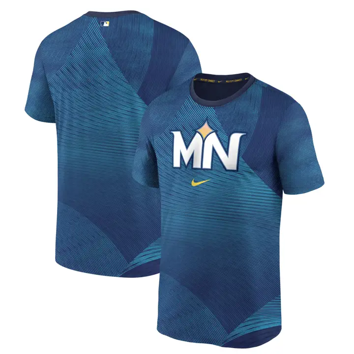 T-shirt Minnesota Twins MLB AC City Connect Velocity GRIS
