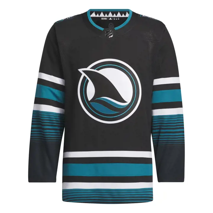 SHARKS NHL Maillot Authentique ADI Primegreen Équipe noir