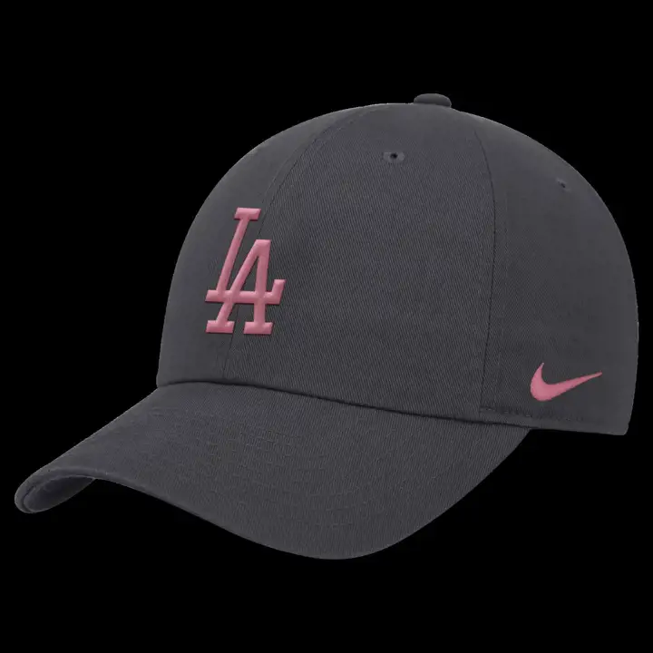 Los Angeles Dodgers MLB NK Club Décontracté Anthracite GRY/PUR