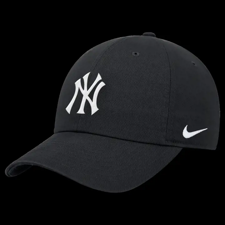 New York Yankees MLB NK Club Décontracté BW Noir
