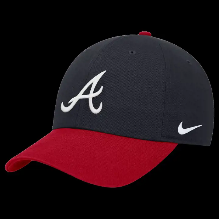 Atlanta Braves MLB NK Club Relaxed OFR Marine/ROUGE
