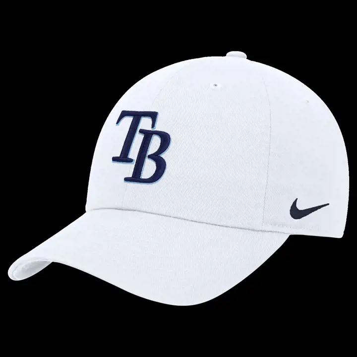 Tampa Bay Rays MLB NK Club Relaxed Blanc BLANC