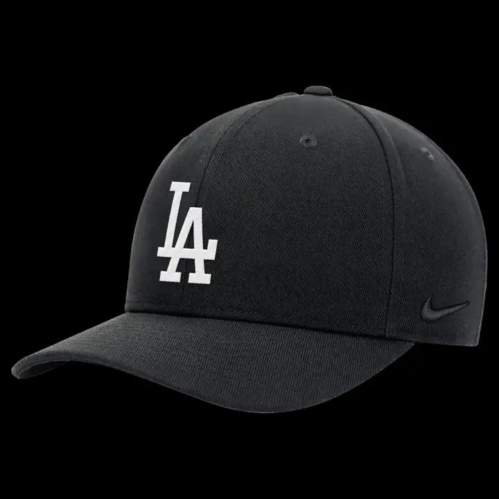 Los Angeles Dodgers MLB NK Club Structured BW BLK