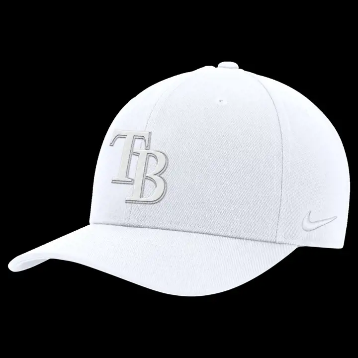 Casquette Structurée NK Club MLB Tampa Bay Rays WW BLANC