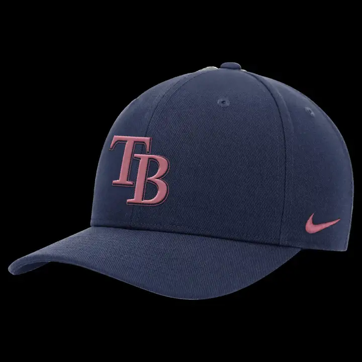Tampa Bay Rays MLB NK Club Structuré Bleu Marine/Rose