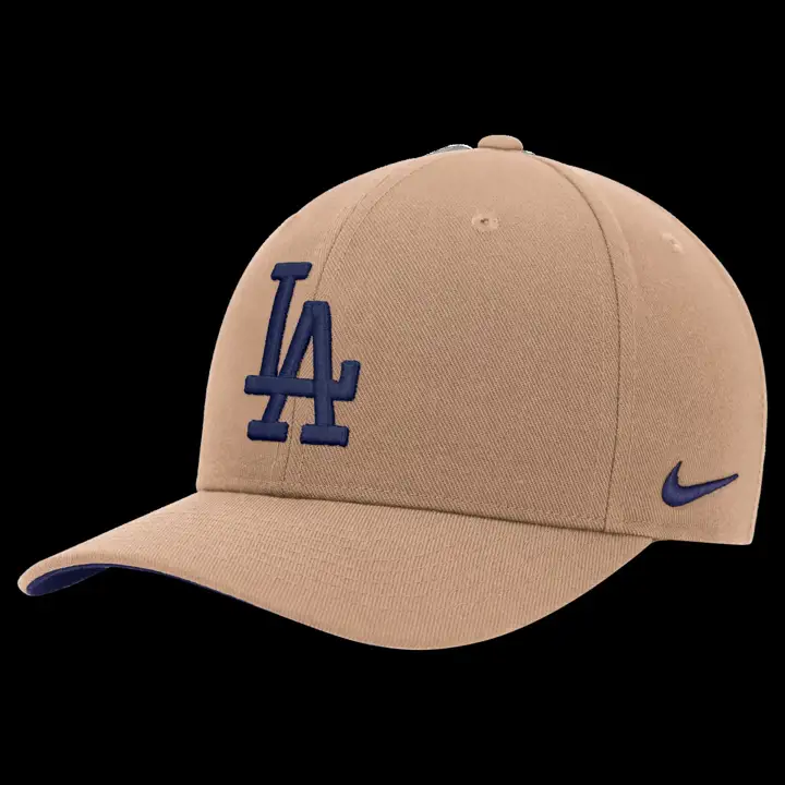 Los Angeles Dodgers MLB Casquette structurée en chanvre NK TAN