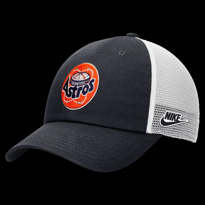 Casquette ajustable baseball Houston Astros MLB NK Rise Structured Trucker Coop bleu marine/blanc