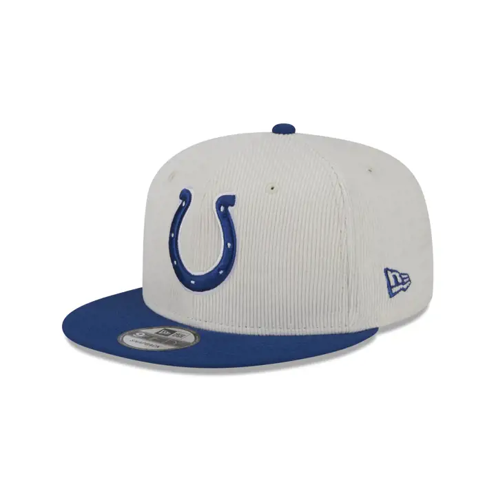 INDIANAPOLIS COLTS NFL Casquette 9FIFTY Corduroy Blanche BLA/RBL