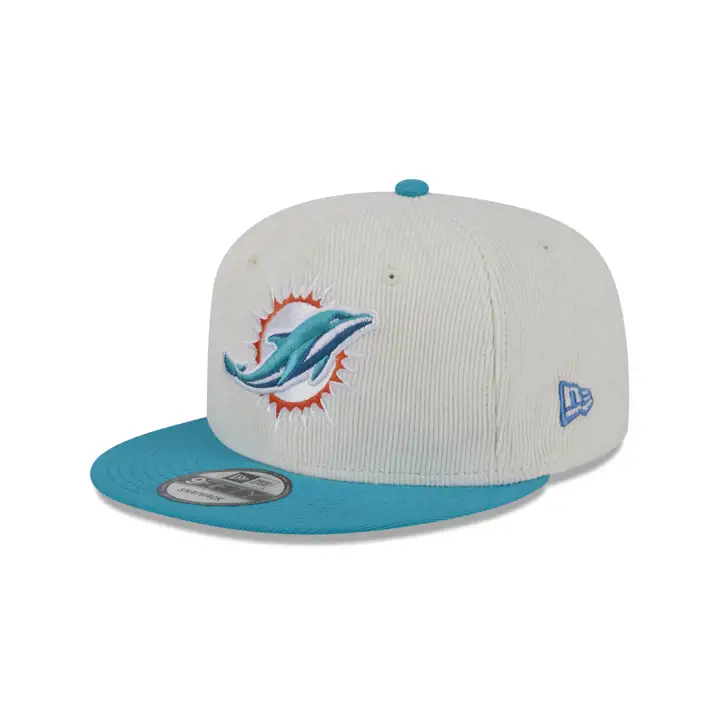 MIAMI DOLPHINS NFL Casquette corduroy blanche 9FIFTY blc/Aq