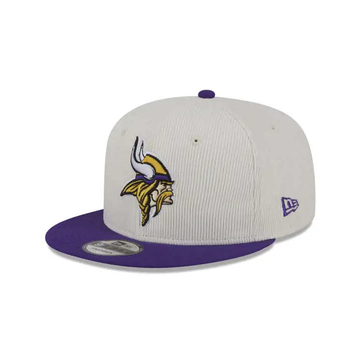 MINNESOTA VIKINGS NFL Casquette Corduroy 9FIFTY Blanc/Violet