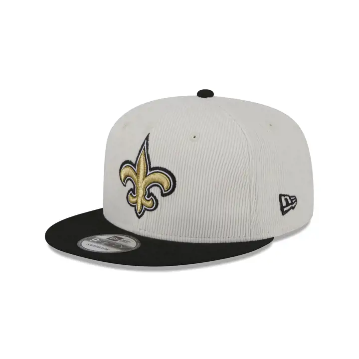 NEW ORLEANS SAINTS NFL Casquette Cord 9FIFTY Blanche BLANC/NOIR