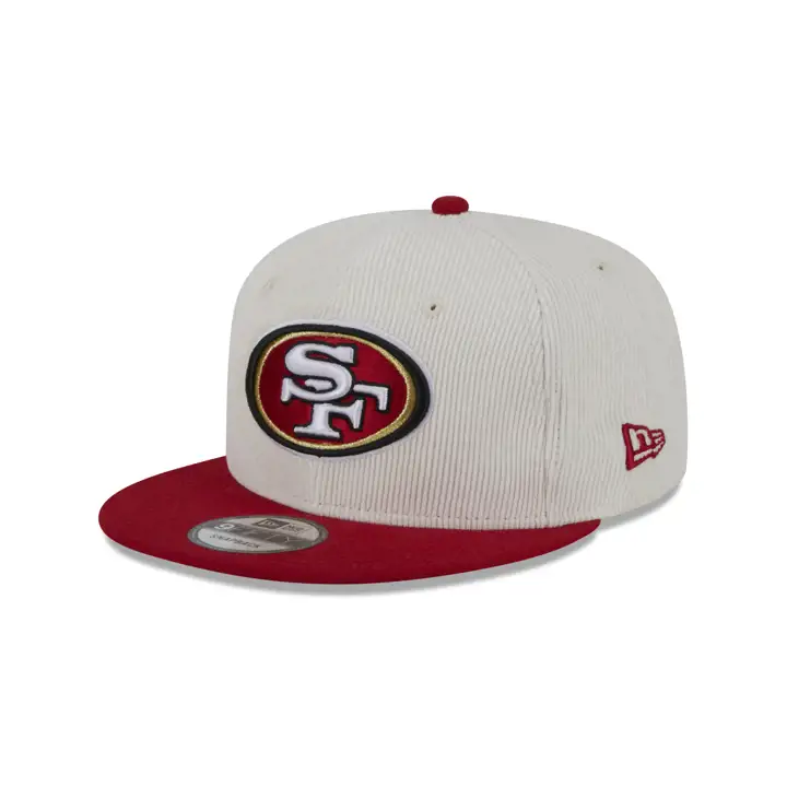 SAN FRANCISCO 49ERS NFL Casquette 9FIFTY Blanche Cordon BLANC/ROUGE
