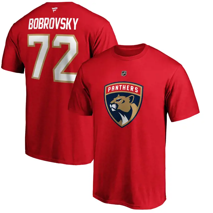 T-shirt authentique Stack N&N LNH Florida Panthers Sergei Bobrovsky