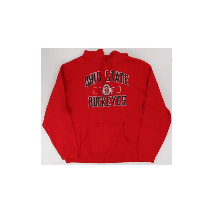 Ohio State Buckeyes NCAA Sweat à capuche basique en molleton homme DS ROUGE