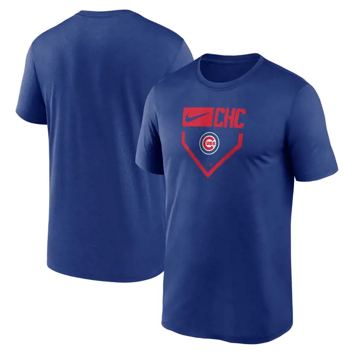 T-shirt homme Chicago Cubs MLB Home Plate Icon Legend RBL