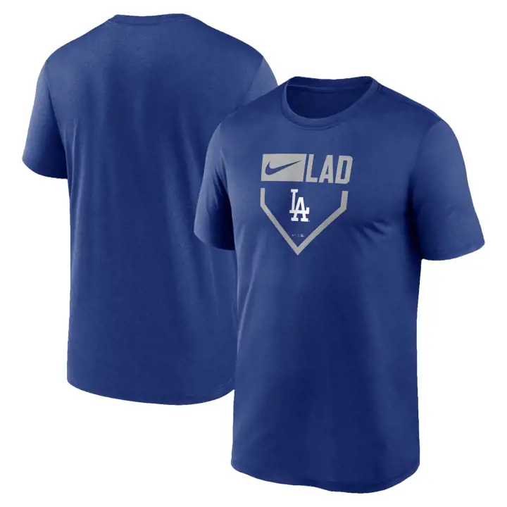 T-shirt Los Angeles Dodgers MLB Home Plate Icon Legend RBL