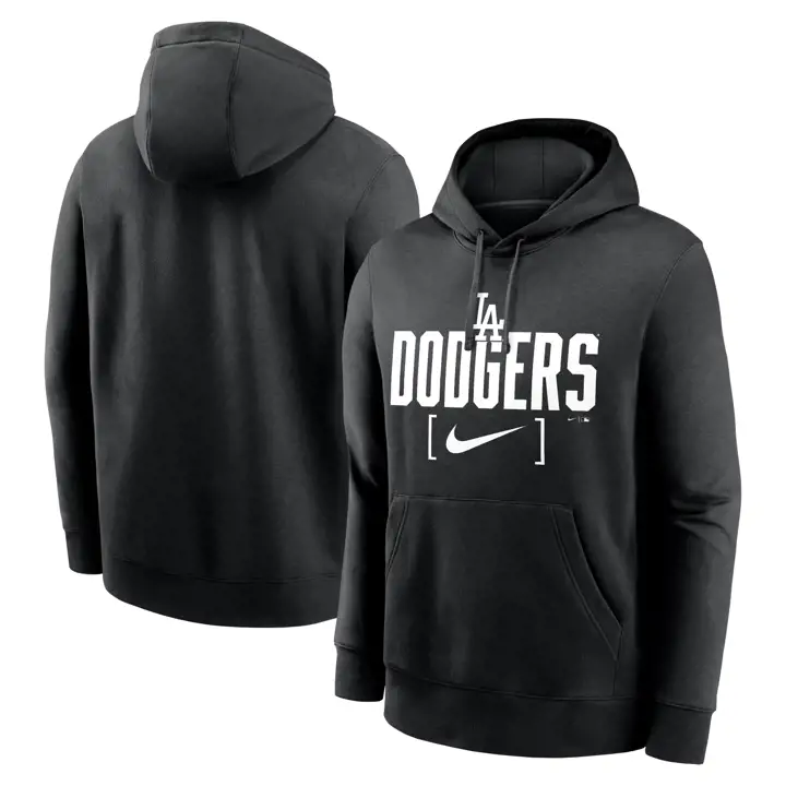 Los Angeles Dodgers MLB Club Swoosh Hoodie Noir