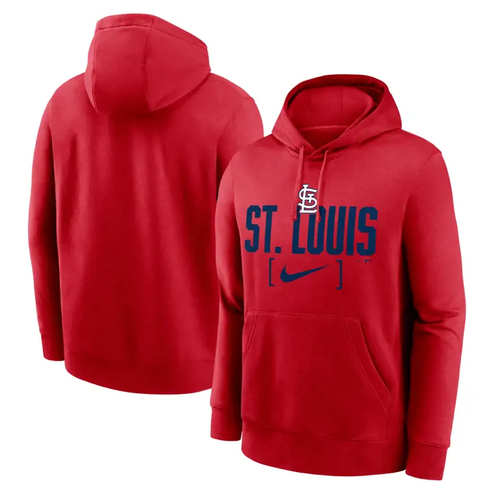 St. Louis Cardinals MLB Club Swoosh Sweat à Capuche Rouge
