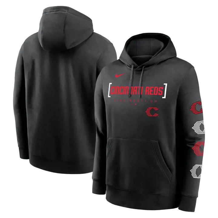 Cincinnati Reds MLB Club City Connect Hoodie NOIR