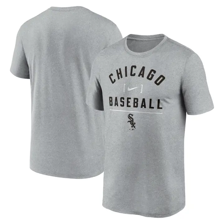 T-shirt Chicago White Sox MLB Baseball Stack Legend GRIS