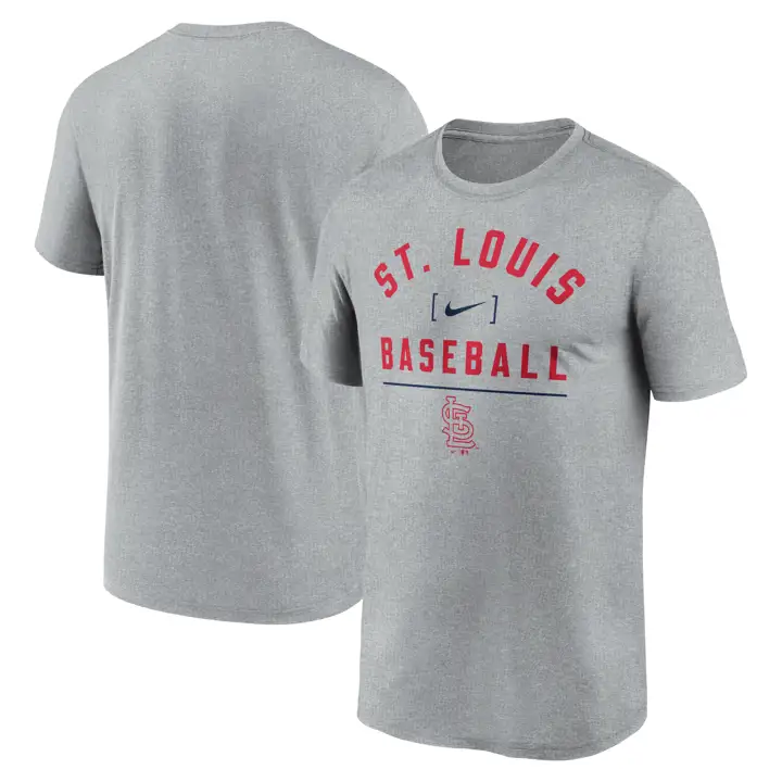 T-shirt Legend Superposé Baseball MLB St. Louis Cardinals GRIS