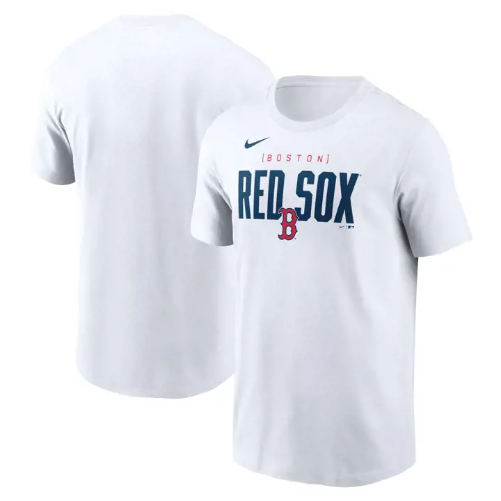 T-shirt supporter MLB Boston Red Sox domicile WHT