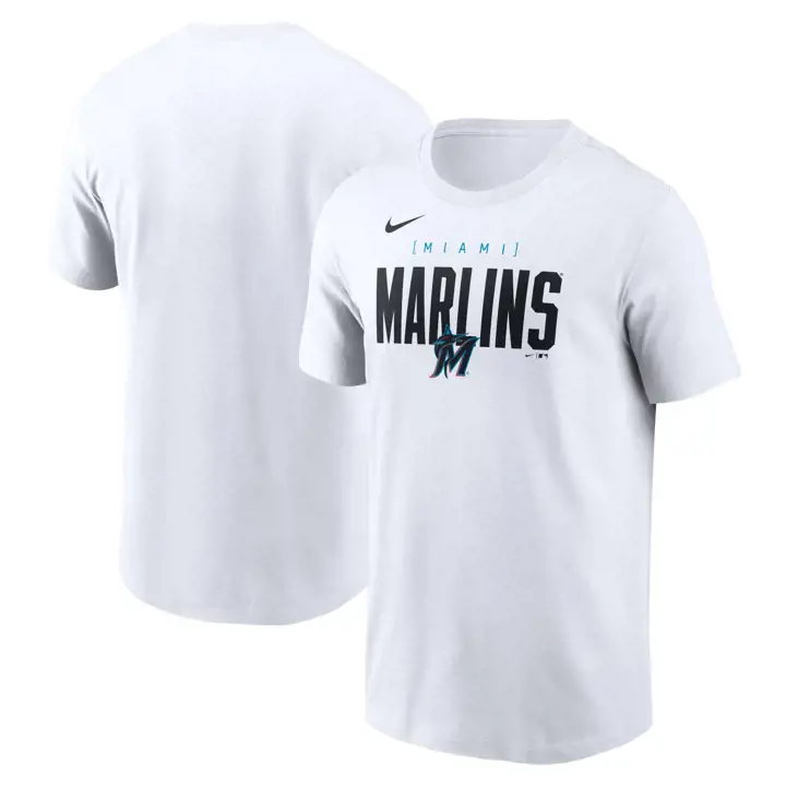 T-shirt WHT supporteur domicile des Miami Marlins MLB