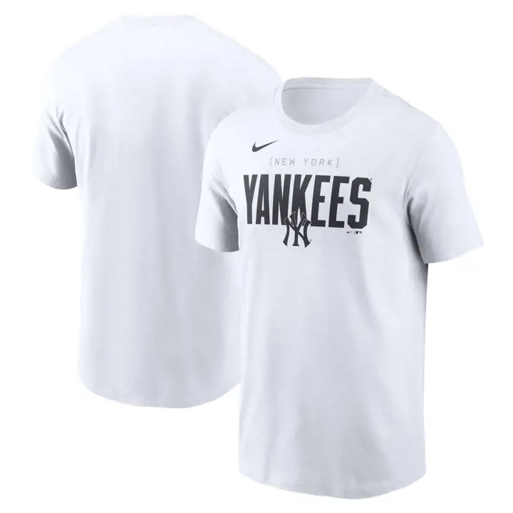 T-shirt blanc MLB New York Yankees avec support d'équipe à domicile