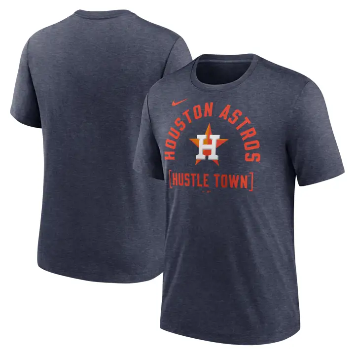 T-shirt Triblend bleu marine Houston Astros MLB Swing Big