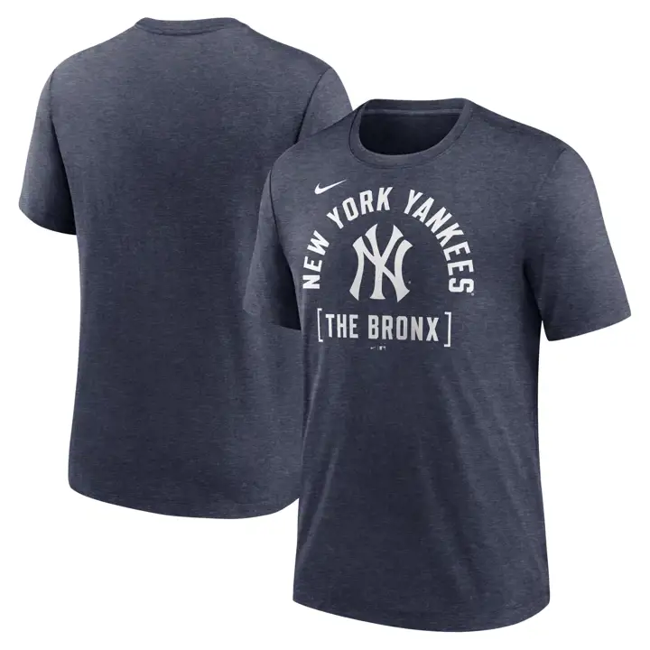 T-shirt Triblend Marine MLB New York Yankees Swing Big