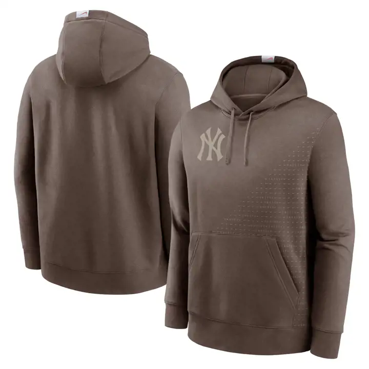 Sweat à Capuche MLB New York Yankees gris