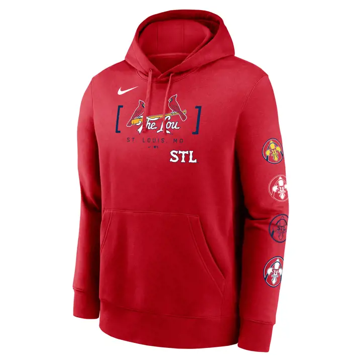 Sweat à capuche St. Louis Cardinals MLB City Connect Club Rouge