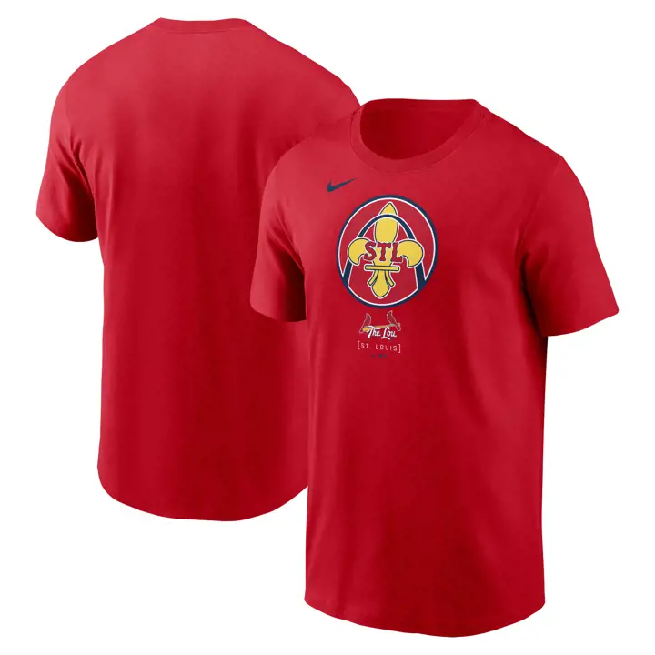 T-shirt rouge à logo St. Louis Cardinals MLB City Connect