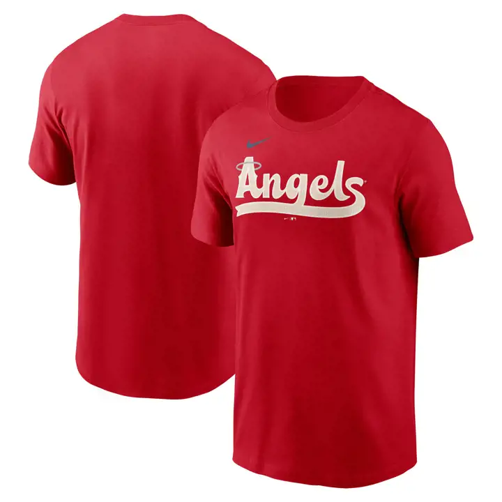 T-shirt rouge Los Angeles Angels MLB City Connect Wordmark
