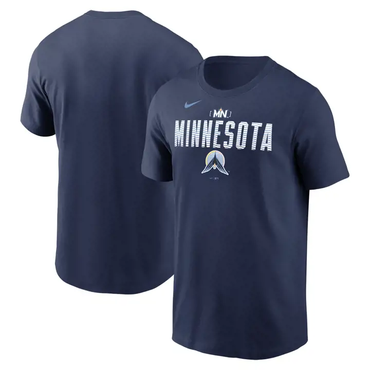 T-shirt Horizon City Connect MLB des Twins du Minnesota - Bleu Marine